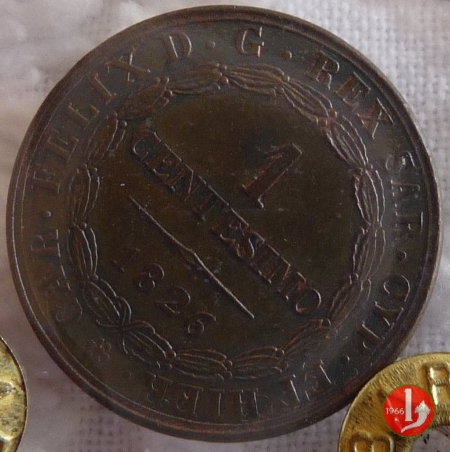 1 centesimo 1826 (Torino)