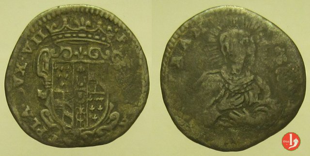 5 soldi o cinquina 1694-1727 (Parma)