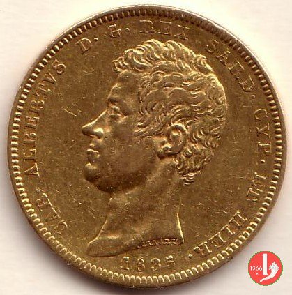 100 lire 1835 (Genova)