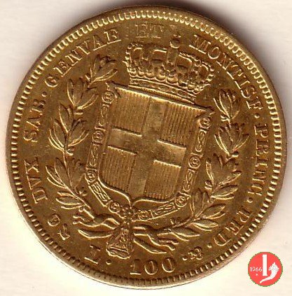 100 lire 1835 (Genova)