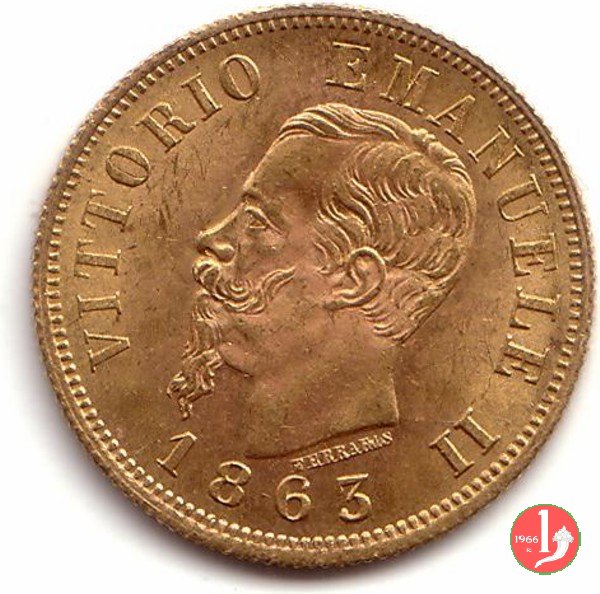 10 lire 1863 (Torino)