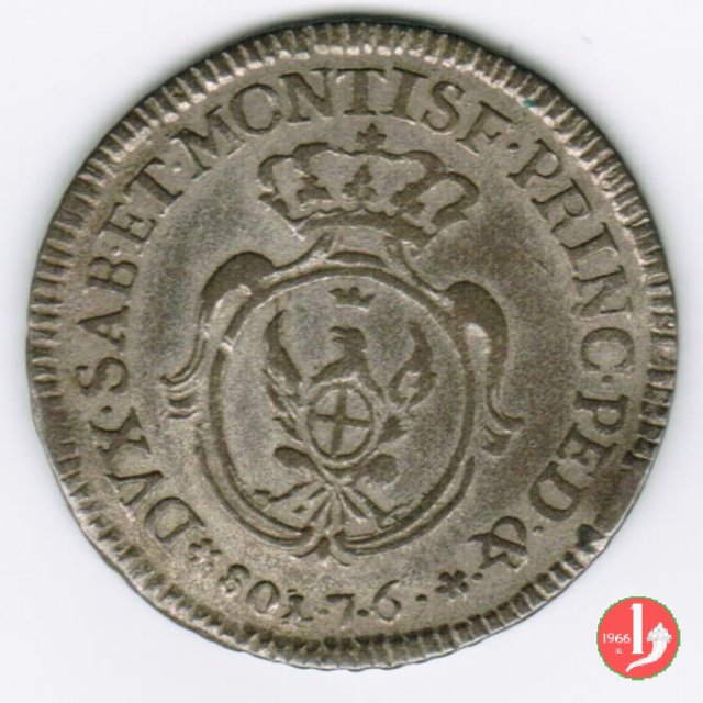 7,6 soldi 1784 (Torino)