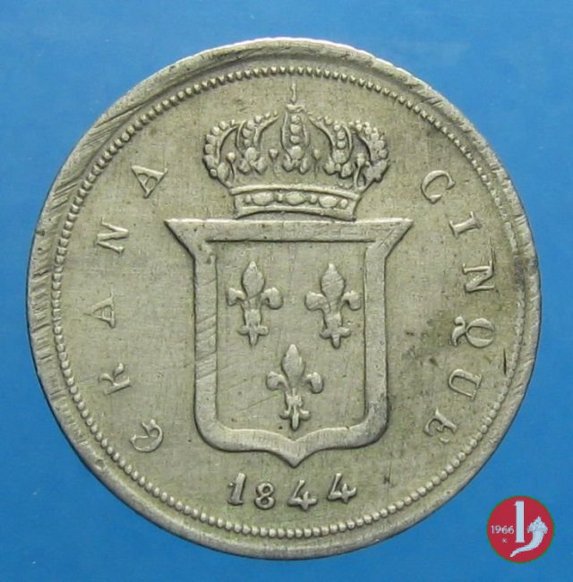 5 Grana 1844 (Napoli)