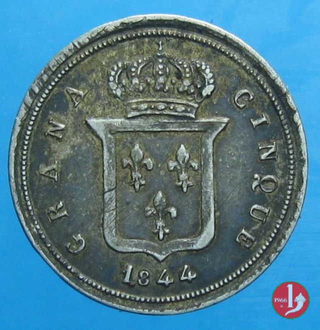 5 Grana 1844 (Napoli)