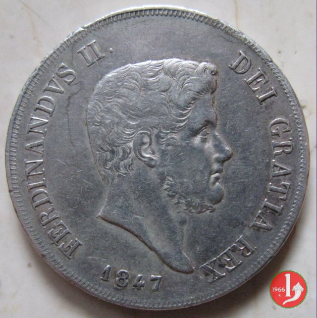 Piastra da 120 Grana 1847 (Napoli)