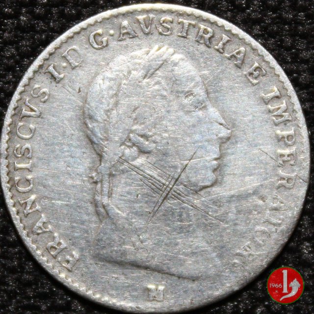 1/2 lira 1824 (Milano)