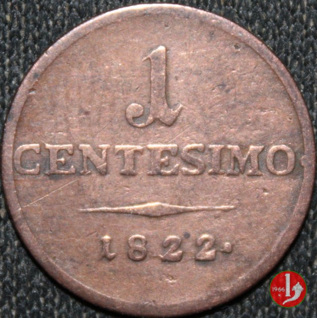 1 centesimo 1822 (Milano)