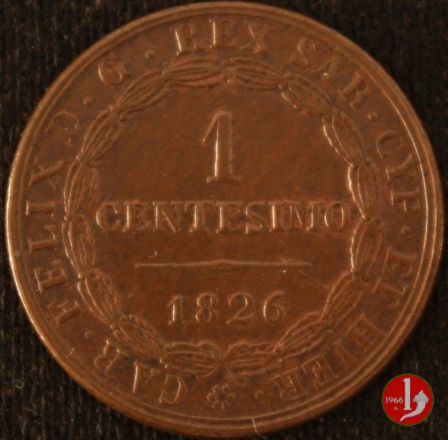 1 centesimo 1826 (Torino)