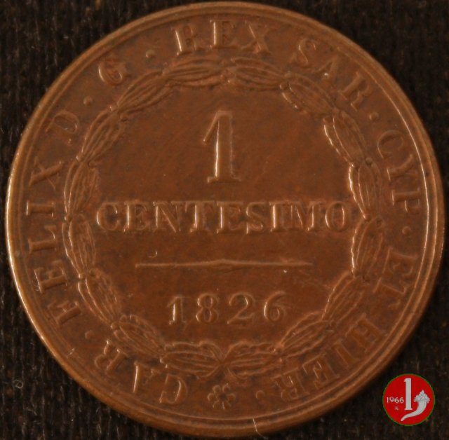 1 centesimo 1826 (Torino)