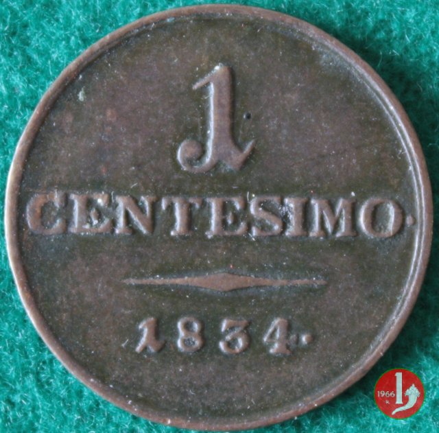 1 centesimo 1834 (Venezia)