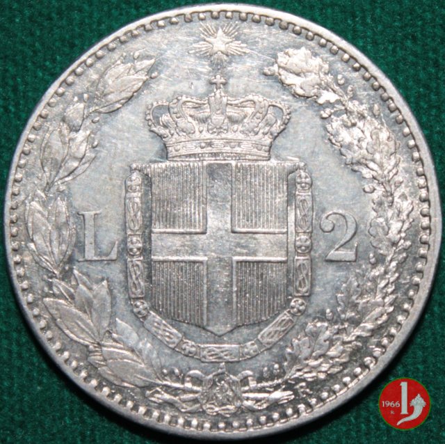 2 lire 1883 (Roma)