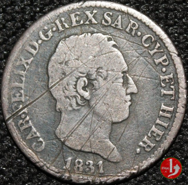 50 centesimi 1831 (Torino)