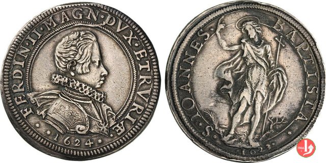 piastra seconda serie (mantellina) 1624 (Firenze)