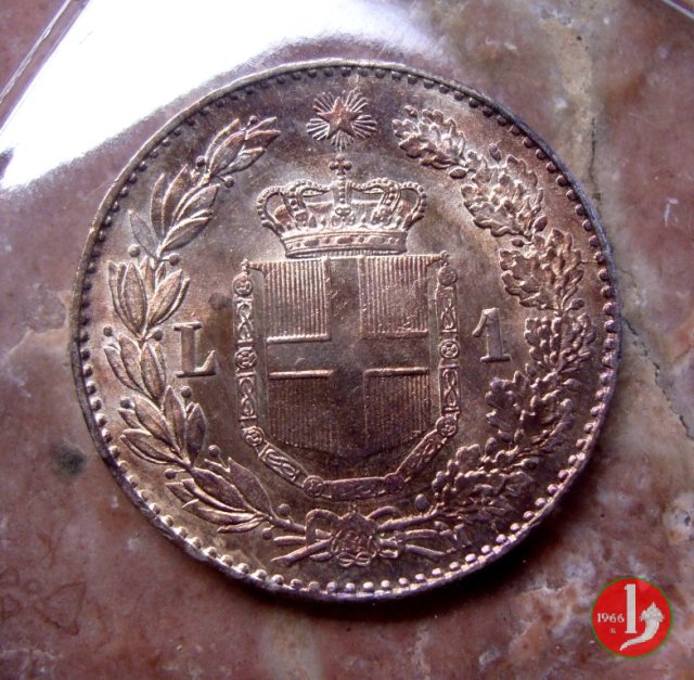 1 lira 1887 (Milano)