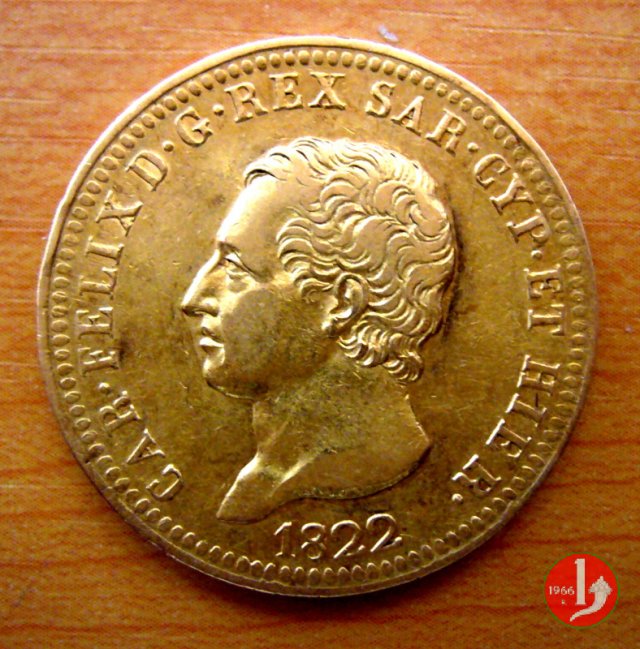 40 lire 1822 (Torino)