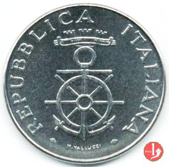 100 lire Accademia navale di Livorno 1981 (Roma)