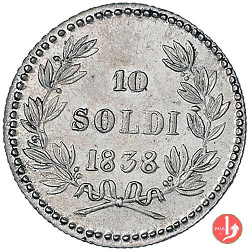 10 Soldi 1838 (Lucca)