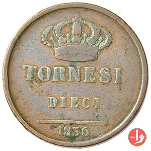 10 Tornesi 1836 (Napoli)