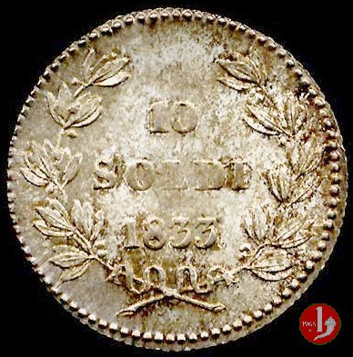 10 Soldi 1833 (Lucca)