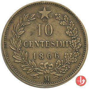 10 centesimi 1866 1866 (Milano)