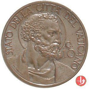 10 centesimi 1938 (Roma)