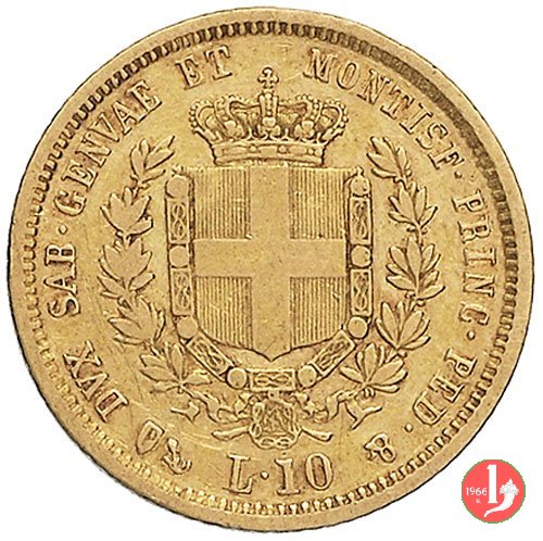 10 lire 1850 (Genova)