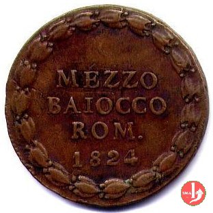 Mezzo Baiocco 1824 (Bologna)