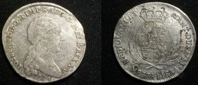 1/2 lira 1783 (Milano)