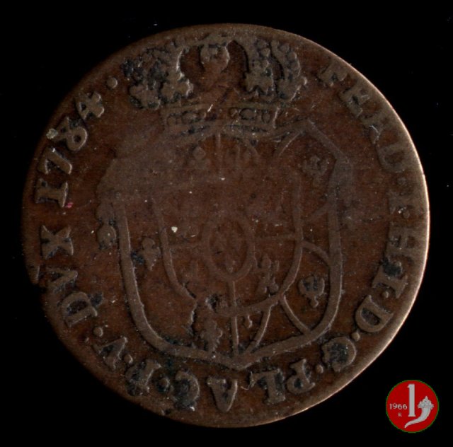 1/4 di lira di Piacenza 1784 (Parma)