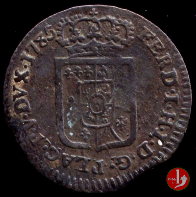 1/4 di lira di Piacenza 1785 (Parma)