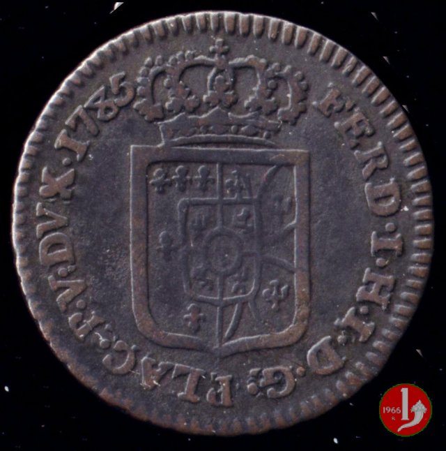 1/4 di lira di Piacenza 1785 (Parma)