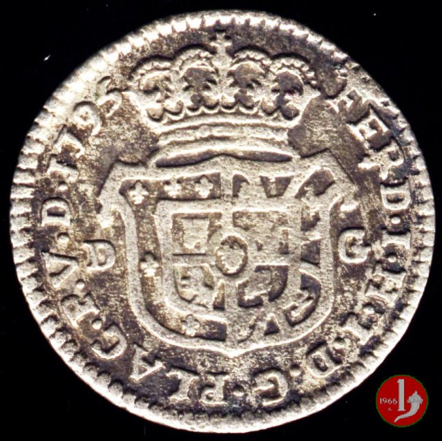 1/4 di lira di Piacenza 1795 (Parma)