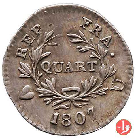 1/4 franc 1807 (Torino)