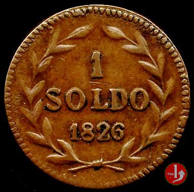 1 Soldo 1826 (Lucca)