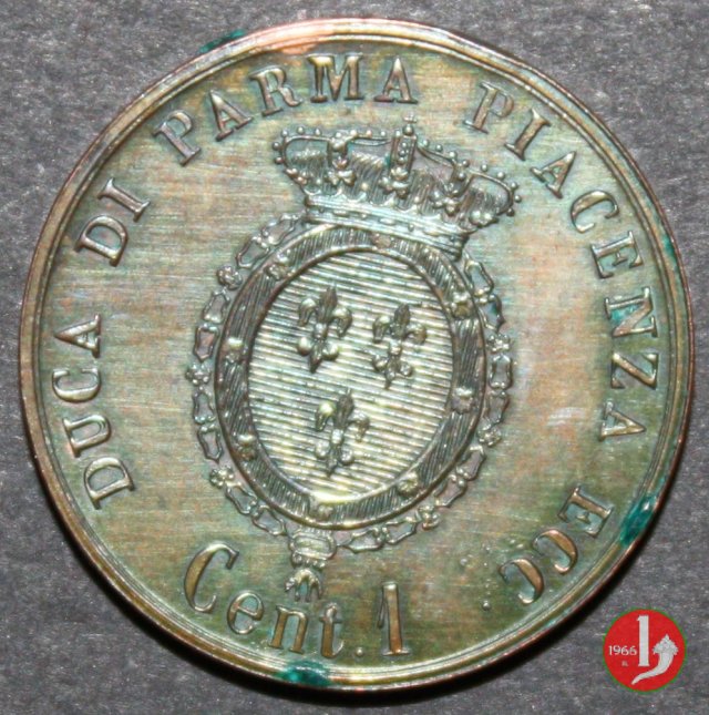 1 centesimo 1854 (Parma)