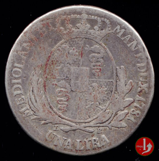 1 lira 1781 (Milano)