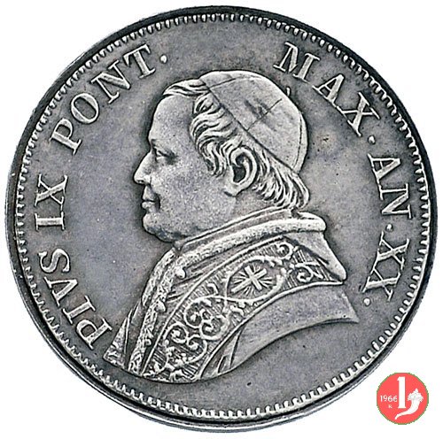 1 lira 1866 (Roma)