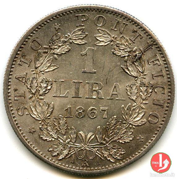 1 lira 1867 (Roma)