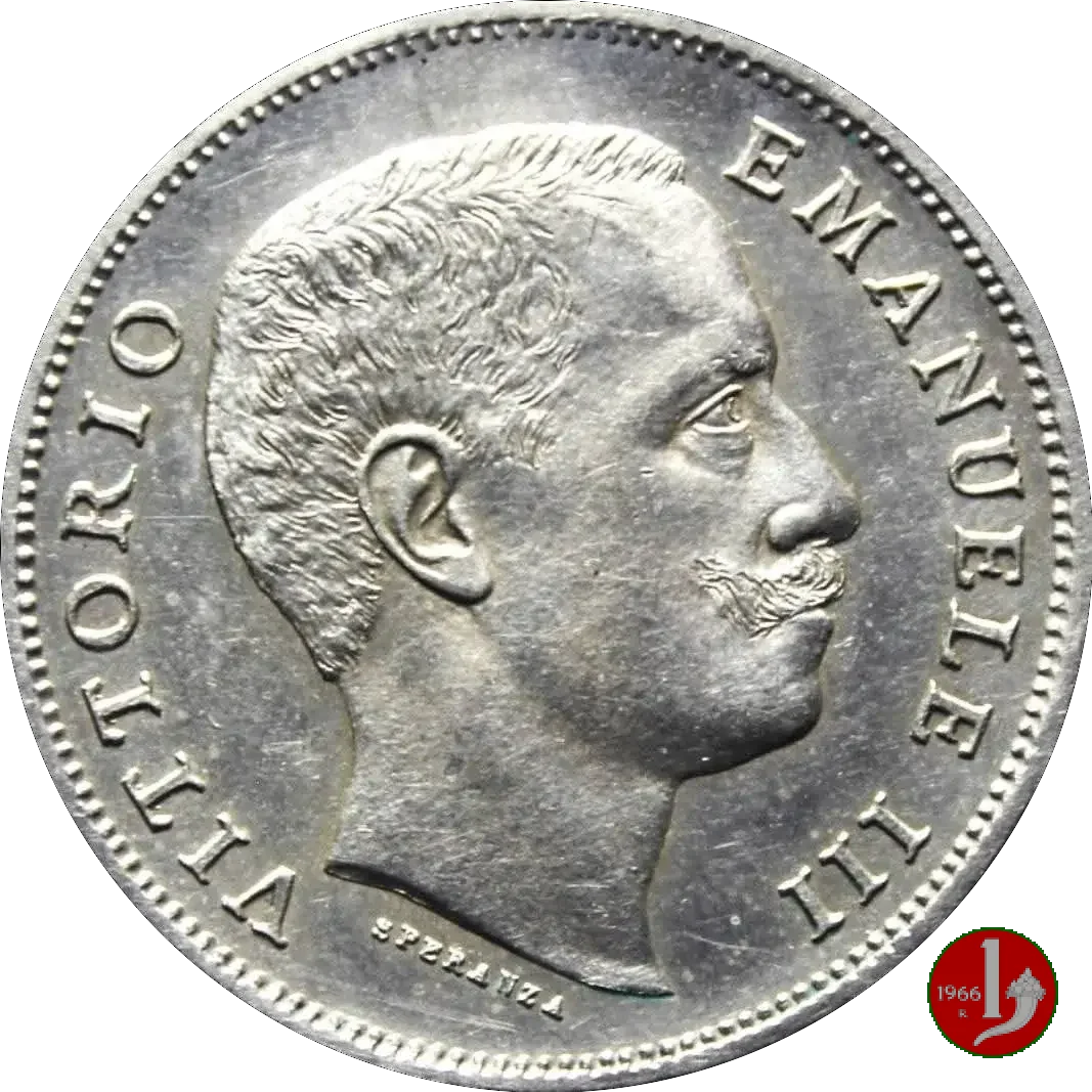 1 lira aquila sabauda 1905 (Roma)