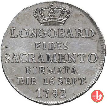 1 lira del Giuramento 1792 (Milano)