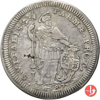 1 testone 1687 (Parma)