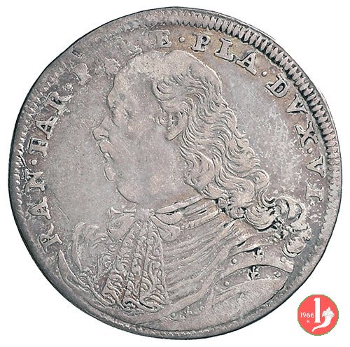 1 testone 1691-1694 (Parma)
