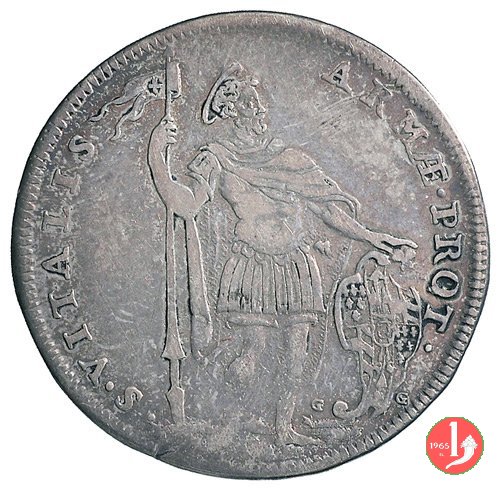 1 testone 1691-1694 (Parma)