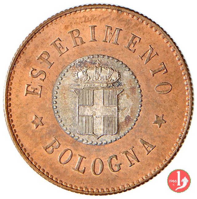 20 centesimi bimetallica scudo 1860 (Bologna)