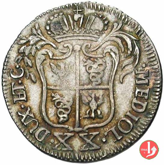 20 soldi 1762 (Milano)