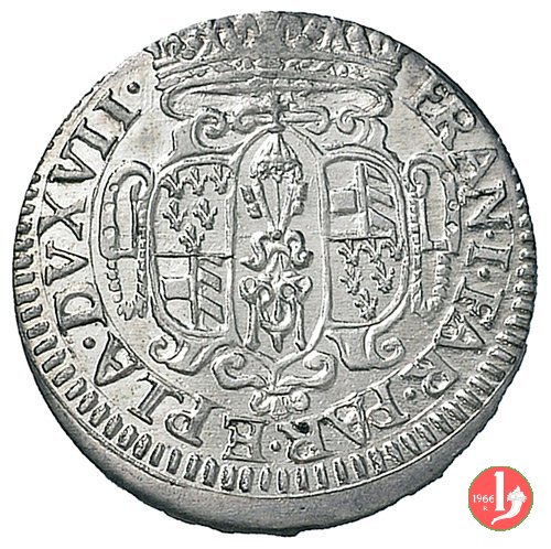 20 soldi o lira 1722-1725 (Piacenza)