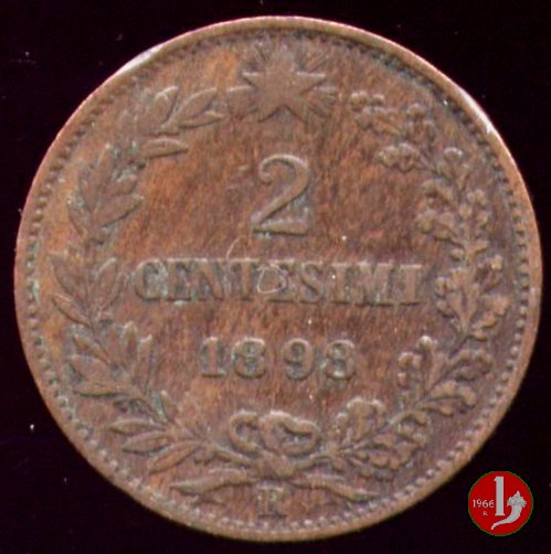 2 centesimi 1898 (Roma)