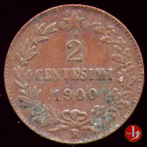 2 centesimi 1900 (Roma)