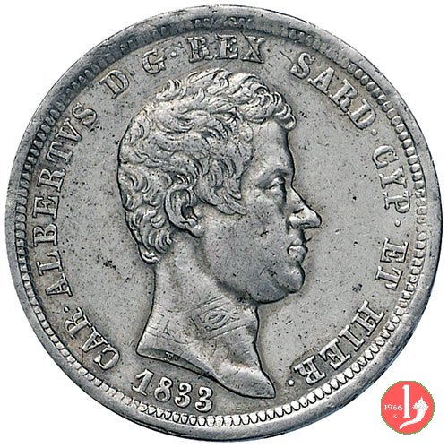 2 lire 1833 (Genova)