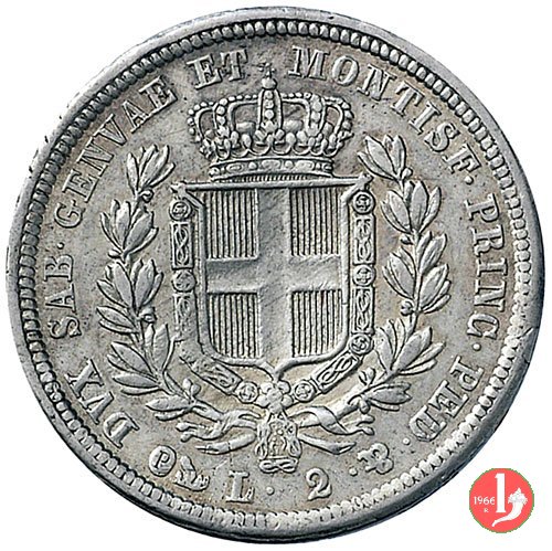 2 lire 1833 (Genova)